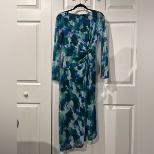 Cheri by Maggy London Nordstrom Mint / Teal Midi dress